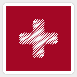 Swiss Cross (Switzerland / Flag / Crest) Sticker